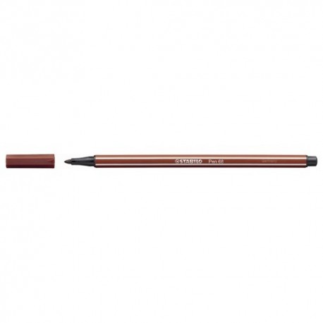 Rostirón Stabilo Pen 68 1,0 mm középbarna
