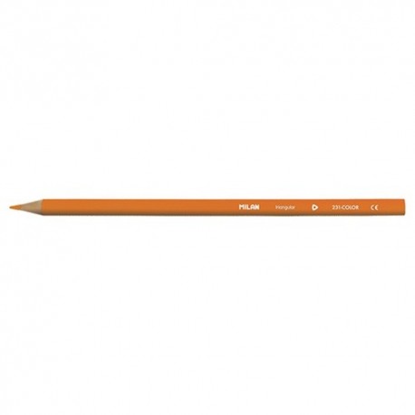 Színes ceruza Milan háromszögletű vékony narancssárga