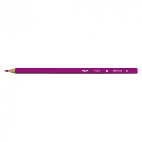 Színes ceruza Milan háromszögletű vékony lila