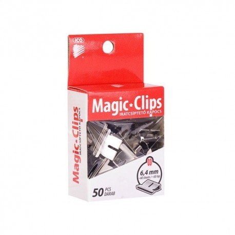 Iratcsipesz Ico Magic Clip 6.4 mm 50 db/doboz -i