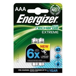 Elem Energizer tölthető-akkuelem 800mA HR03 AAA mikro Extreme 2 db/csomag