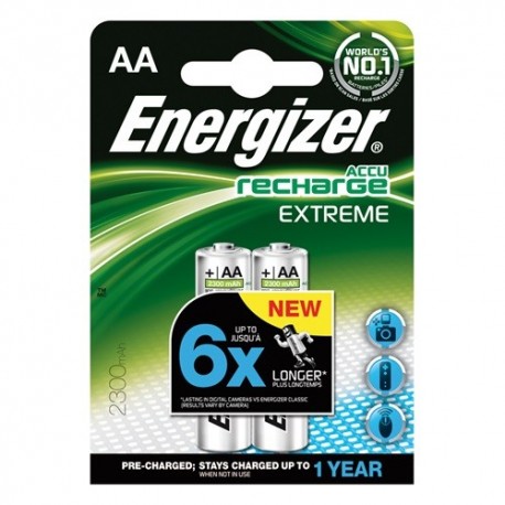 Elem Energizer Precision tölthető-akkuelem 2300 mAh AA ceruza 2 db/csomag