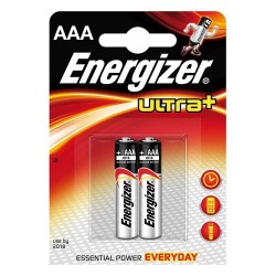 Elem Energizer Ultra+ alkáli LR03 AAA mikro 2 db/csomag