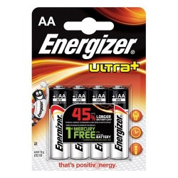 Elem Energizer Ultra+ alkáli LR6 AA ceruza 4 db/csomag