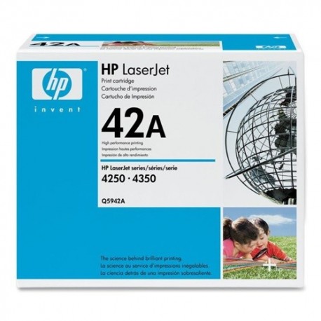 Lézertoner HP Q5942A fekete