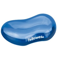Csuklótámasz Fellowes Crystal géltöltésű mini kék