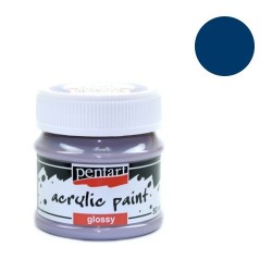 Kreatív akrilfesték Pentart fényes 50 ml kék