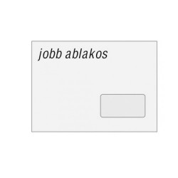 Boríték LC/5 öntapadós jobb ablakos 45x90 jobbról 20 alulról 60 mm