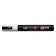 Marker Uni dekor Posca PC-5M fehér 1,8-2,5 mm