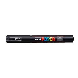 Marker Uni dekor Posca PC-1M Fekete 0,7 mm