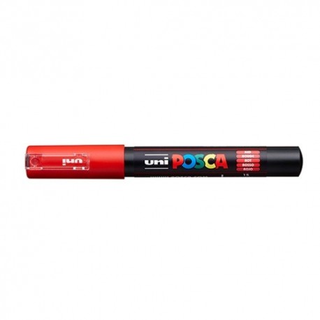 Marker Uni dekor Posca PC-1M Piros 0,7 mm