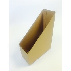 Iratpapucs karton összehajtható pd A/4 10 cm gerinccel karton natúr