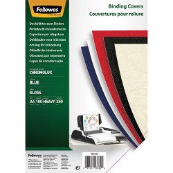 Hátlap Fellowes Chromo A/4 250g fényes kék