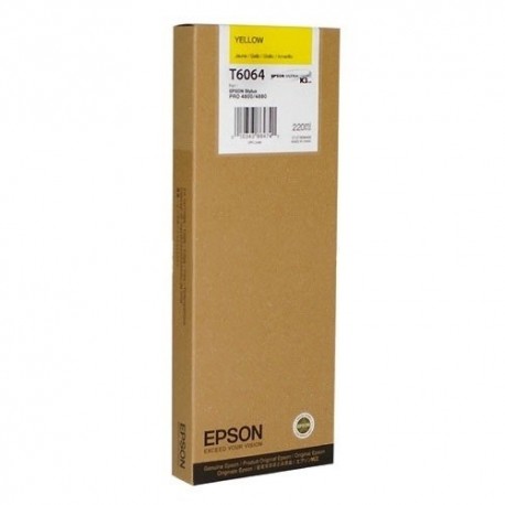 Tintapatron Epson C13T606400 Yellow eredeti 220ml