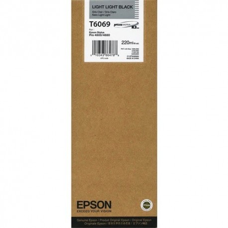 Tintapatron Epson C13T606900 Light Light Black eredeti 220ml