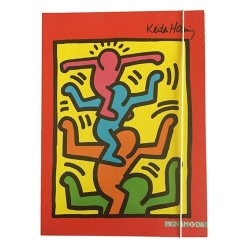 Füzetbox A/4 Keith Haring 3 cm