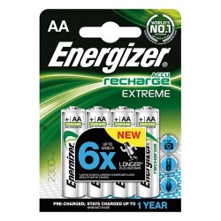 Elem Energizer tölthető-akkuelem 800mA HR03 AAA mikro Extreme 4 db/csomag