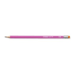 Grafitirón Stabilo pencil 160 radír véggel HB pink test