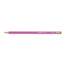 Grafitirón Stabilo pencil 160 radír véggel HB pink test
