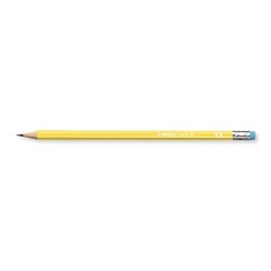 Grafitirón Stabilo pencil 160 radír véggel HB sárga test
