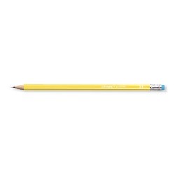 Grafitirón Stabilo pencil 160 radír véggel 2B sárga test