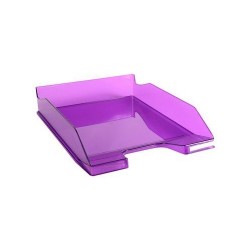 Irattálca műanyag Exacompta Combo Midi A/4+ áttetsző lila