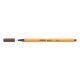 Tűfilc Stabilo Point 88 0,4 mm vörösbarna 88/75