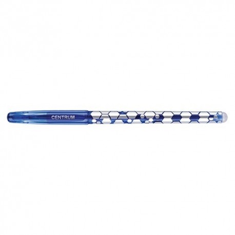 Zselés toll Centrum 0,5 mm kék radírozható mintás