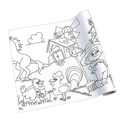 Kreatív öntapadós nyomott papír Info Creative 300 mm x 4 m Farm