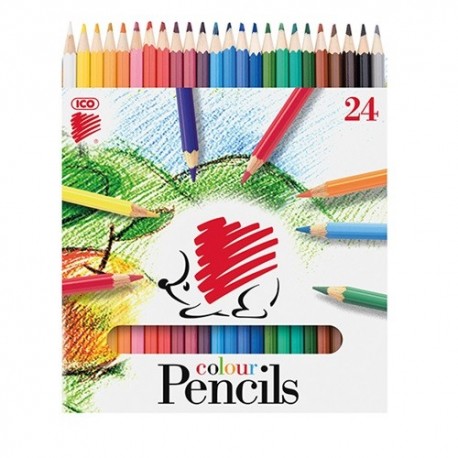 Színes ceruza Ico Süni 24 db-os készlet
