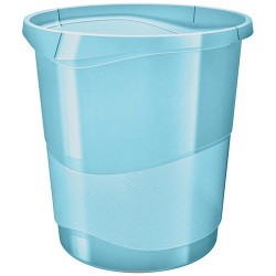 Papirkosár Esselte Colour Ice 14l áttetsző kék