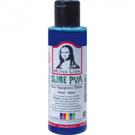 Kreatív ragasztó Mona Lisa Slime 70 ml, kék