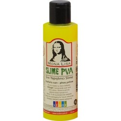 Kreatív ragasztó Mona Lisa Slime 70 ml, neon sárga