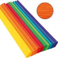 Krepp-papír 200x50 cm neon narancssárga