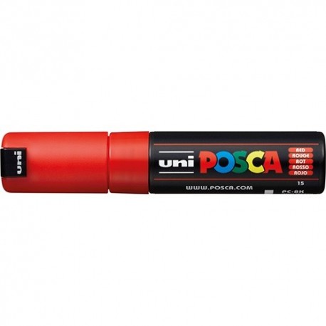 Marker Uni dekor Posca PC-8K Piros 0,8 mm