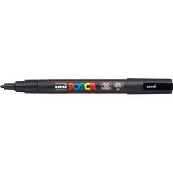 Marker Uni dekor Posca PC-3M Fekete 0,9-1,3 mm