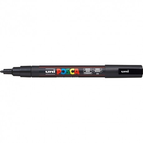 Marker Uni dekor Posca PC-3M Fekete 0,9-1,3 mm