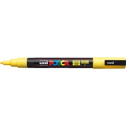 Marker Uni dekor Posca PC-3M Sárga 0,9-1,3 mm