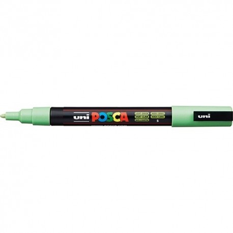 Marker Uni dekor Posca PC-3M Világoszöld 0,9-1,3 mm