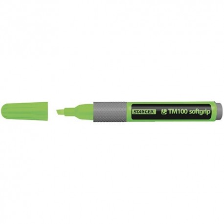 Szövegkiemelő Stanger Softgrip 1-4 mm zöld