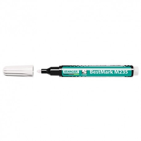 Marker Stanger M235 permanent 1-3 mm kerek fehér