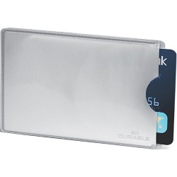 Biztonsági bankkártya tok Durable RFID Secure ezüst