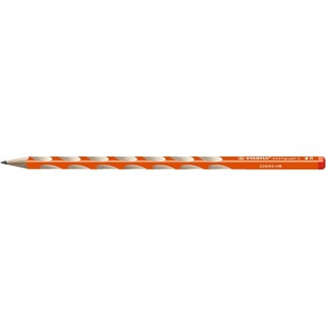 Grafitirón Stabilo Easy graph Slim HB jobbkezes narancs