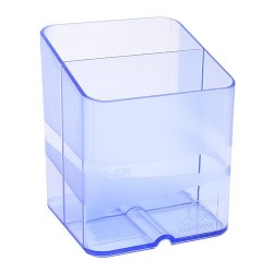 Írószertartó Exacompta Pen-Cube áttetsző jég kék