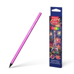 Színes ceruza ErichKrause Artberry Neon hatszögletű 6 db-os klt.