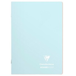 Füzet Clairefontaine Koverbook Blush A/5 48 lapos PP borítású vonalas jégkék