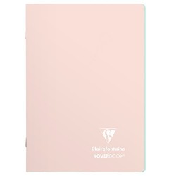 Füzet Clairefontaine Koverbook Blush A/5 48 lapos PP borítású vonalas púderrózsaszín