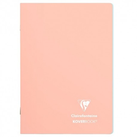 Füzet Clairefontaine Koverbook Blush A/5 48 lapos PP borítású vonalas korall