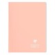 Spirálfüzet Clairefontaine Koverbook Blush A/4 80 lapos PP borítású vonalas korall