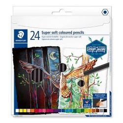 Művészeti színes ceruza Staedtler Design Journey Super Soft 24 db-os klt.